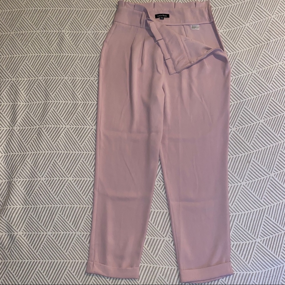 High Rise Paper Bag Slacks - Picture 2 of 4